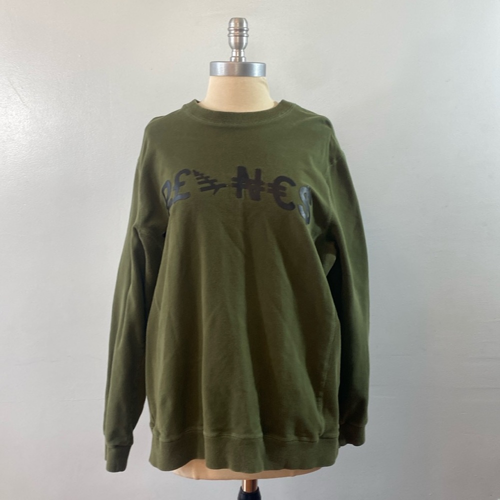 Plane’s Greatness is A Process Oliver Green pull over sweater size XL